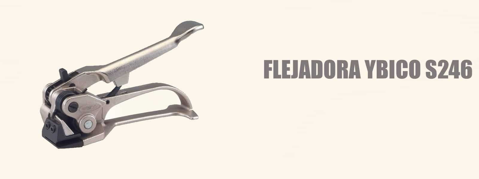 Maquina Flejadora manual para flejes de acero